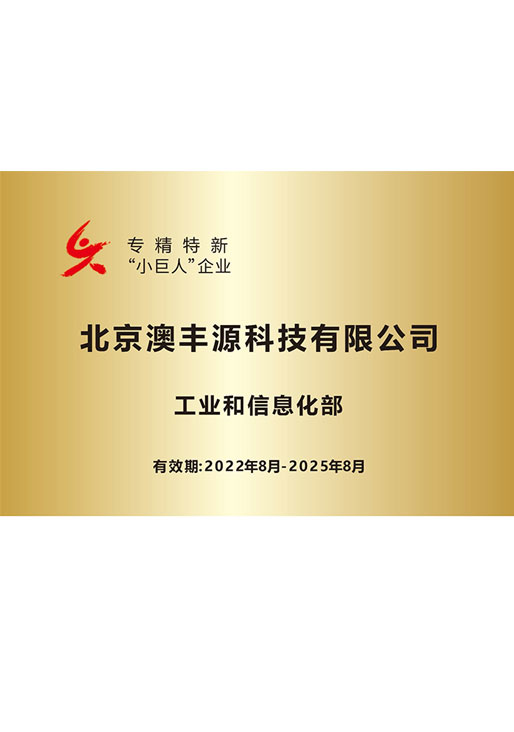 專精特新“小巨人”企業(yè)